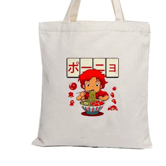 Ponyo foodie tote bag - Picture 2 of 2